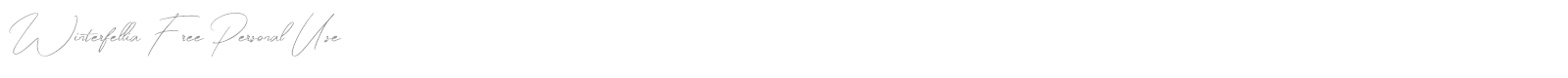 Winterfellia font preview